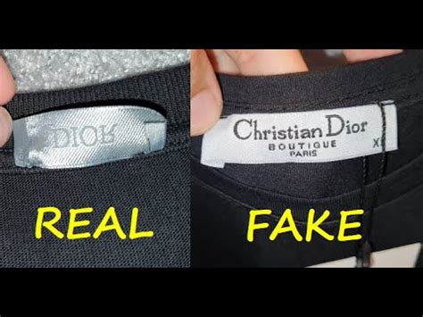 how to spot fake dior shirt|christian dior shirt tag.